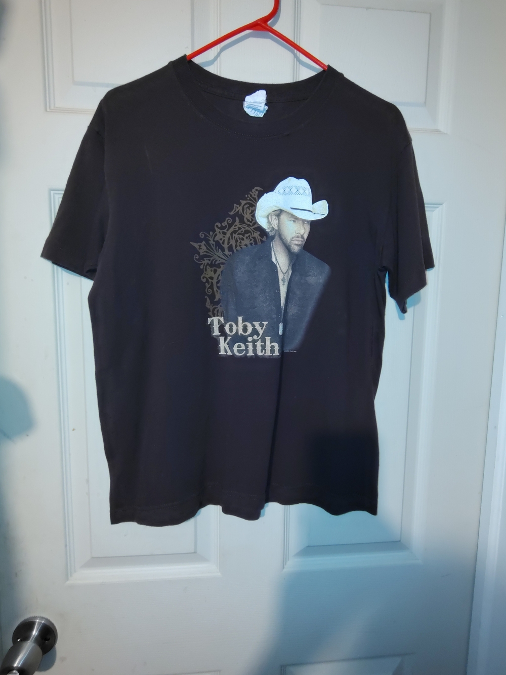 Black Toby Keith Graphic Tee - Classic Country Music Shirt